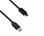Preview: USB 3.1 Kabel Typ-C - micro B, schwarz, DINIC Box mit Euroloch, 2m